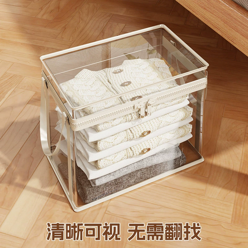 Under-bed Storage Bin Simple Clear Large — shoe storage wholesale pick on ShoeVault