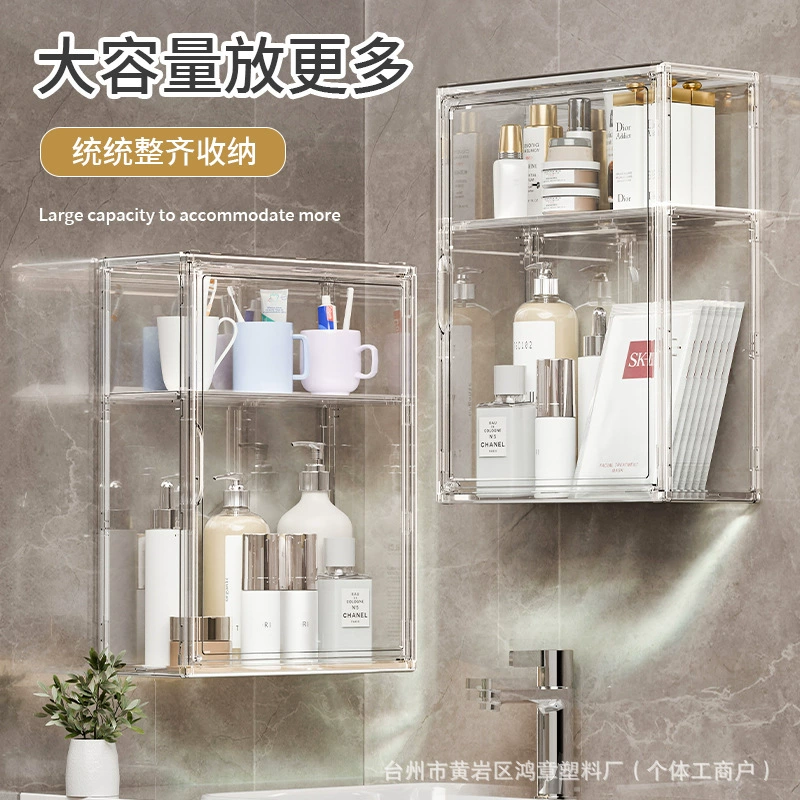 Storage Box Wall-mounted Shelf Rack Acrylic Clear — shoe storage wholesale pick on ShoeVault
