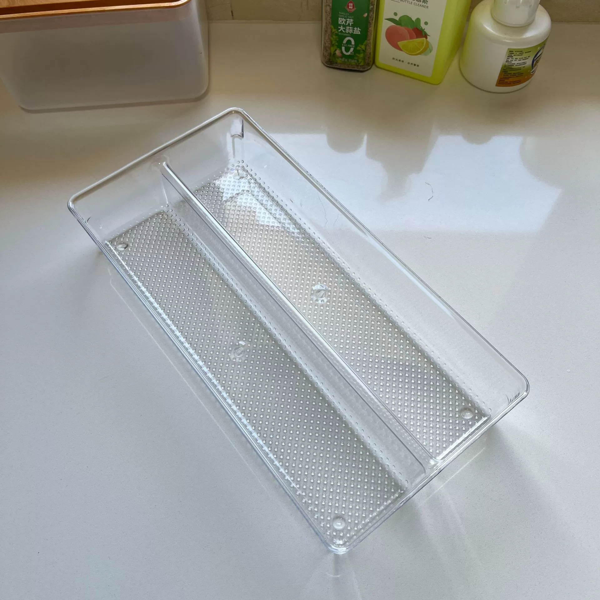Storage Box Desktop Drawer Clear Minimalist — shoe storage wholesale pick on ShoeVault