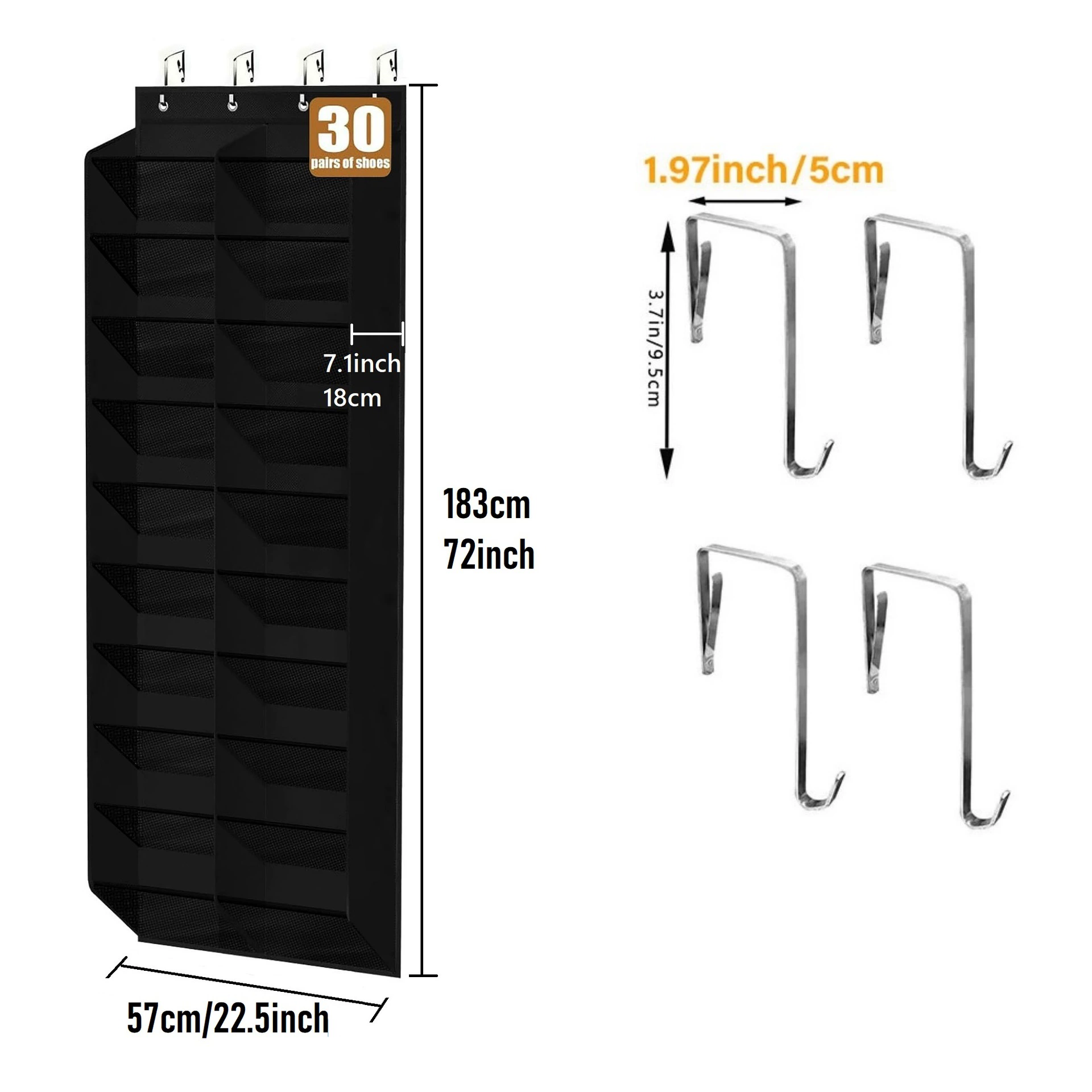 Over-door Wall-mounted Multi-tier Modern Minimalist — shoe storage wholesale pick on ShoeVault