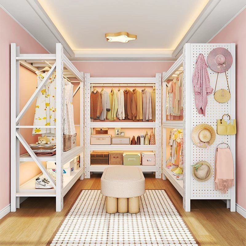 Wardrobe Closet Shelving Unit Garment Rack Freestanding Wardrobe — shoe storage wholesale pick on ShoeVault