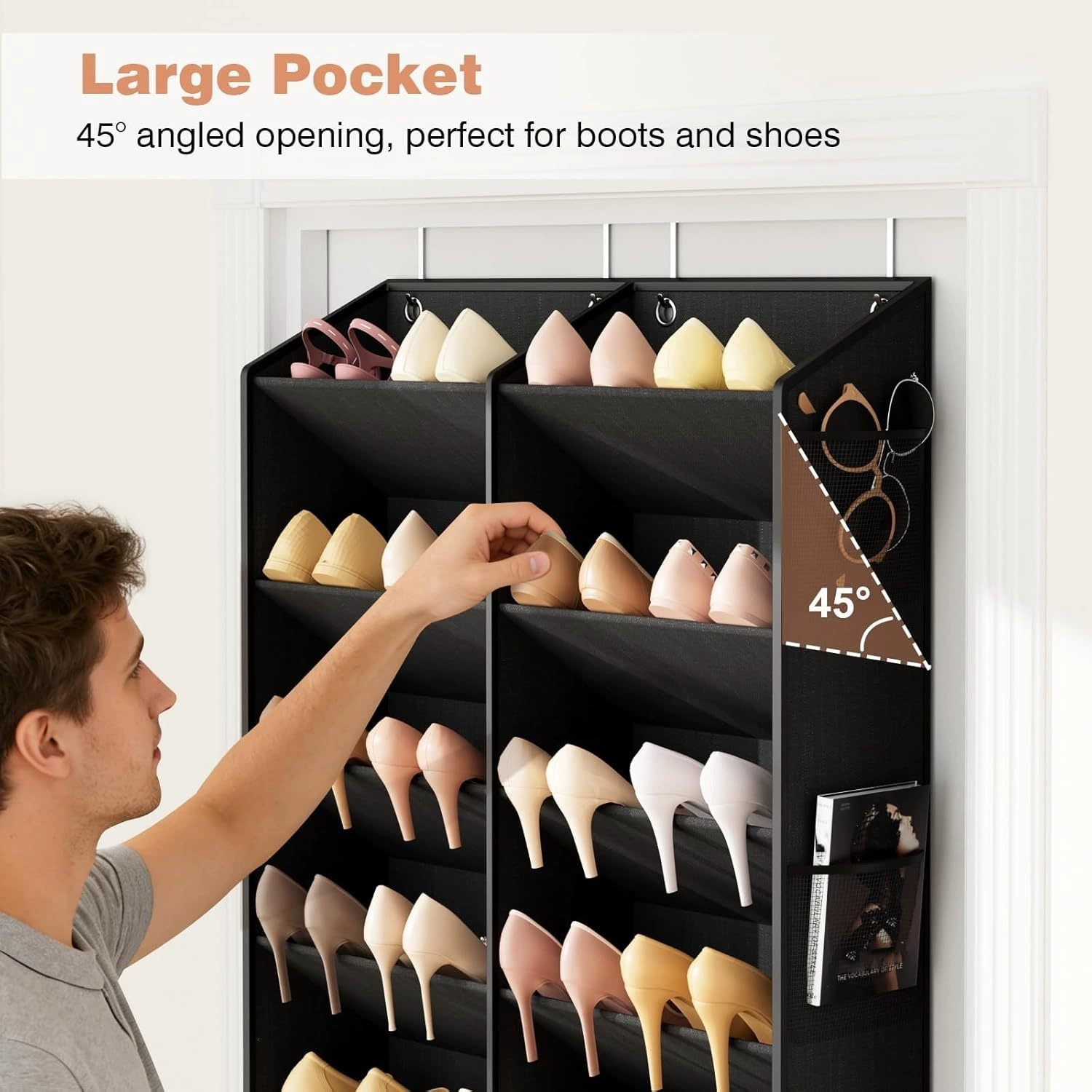 Over-door Multi-tier Home Hx-20 — shoe storage wholesale pick on ShoeVault