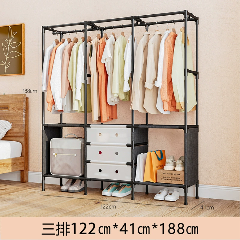 Garment Rack Freestanding Shelf Rack Simple Hanger — shoe storage wholesale pick on ShoeVault
