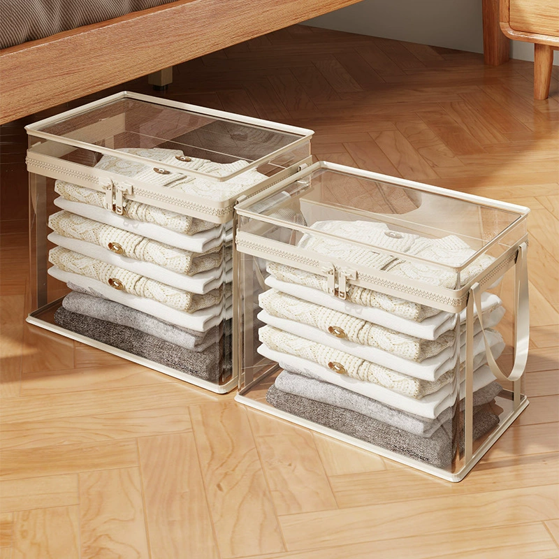 Under-bed Storage Bin Simple Clear Large — shoe storage wholesale pick on ShoeVault
