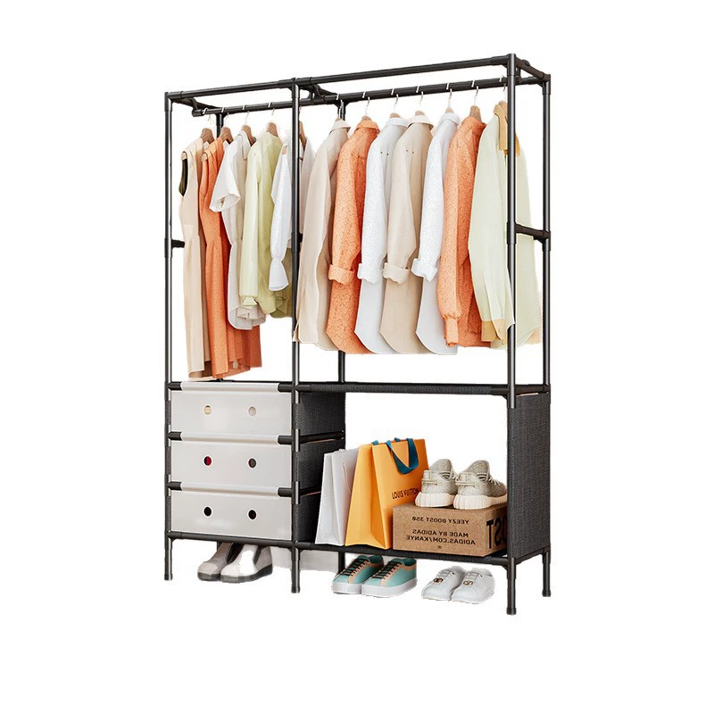 Garment Rack Freestanding Shelf Rack Simple Hanger — shoe storage wholesale pick on ShoeVault