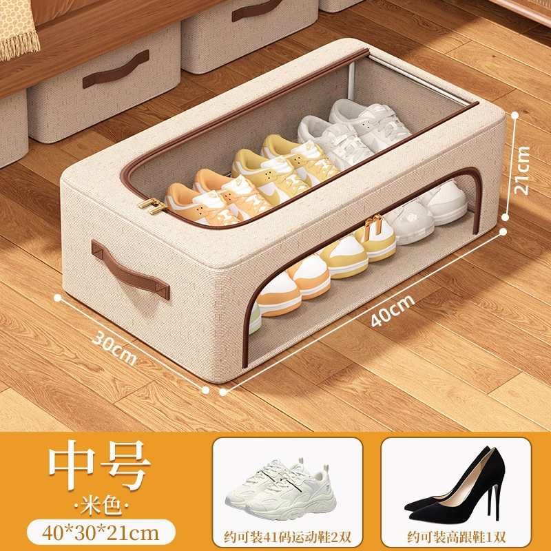 Shoe Box Under-bed Storage Box Foldable Clear — shoe storage wholesale pick on ShoeVault
