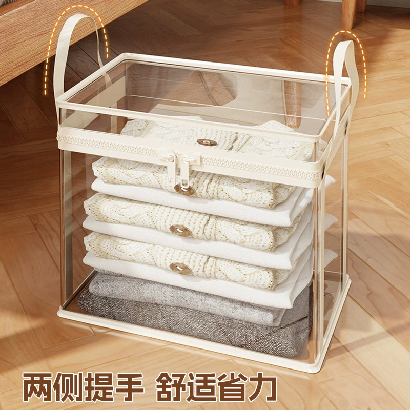 Under-bed Storage Bin Simple Clear Large — shoe storage wholesale pick on ShoeVault