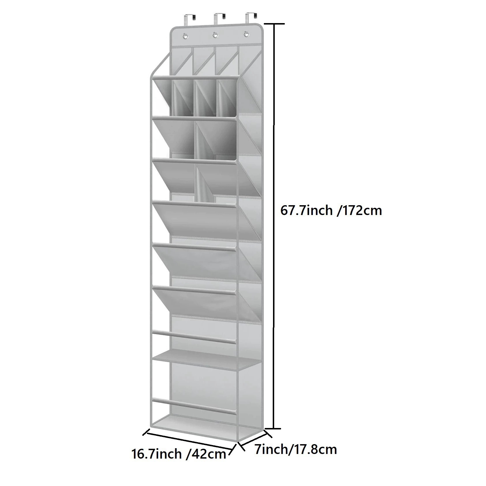 Shoe Rack Over-door Simple 4+4+4 — shoe storage wholesale pick on ShoeVault